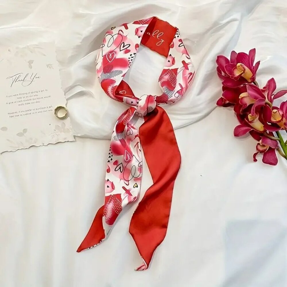 NWT - Two Double-Sided Floral & Heart Print Twillie's